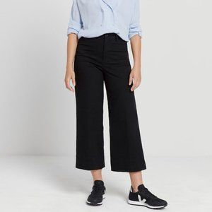 Frank & Oak Black Wide Leg Pants, Size 6